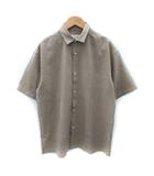 ユナイテッドアローズ A DAY IN THE LIFE UNITED ARROWS カジュアルシャツ 半袖 チェック柄 S ベージュ /SM23