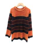 ザラ ZARA ニット セーター 長袖 ボーダー柄 164㎝ マルチカラー オレンジ 紺 ネイビー /SM7 女の子