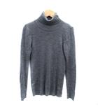 ローズバッド ROSE BUD ニット カットソー 長袖 タートルネック リブ F グレー /SM24