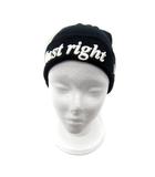 スナイデル SNIDEL × ニューエラ NEW ERA ニットキャップ ニット帽 刺繍 F 黒 ブラック /SY10