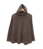 スタディオクリップ Studio Clip ニットパーカー プルオーバー ミドル丈 オーバーサイズ F ブラウンベージュ /YS38