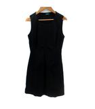 ワンピース ひざ丈 ノースリーブ 黒 ブラック /SM29