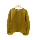 イエナ IENA ニット カットソー 長袖 ラウンドネック 無地 オーバーサイズ マスタードイエロー /SY34