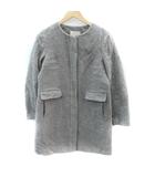 エニィスィス エニシス anySiS ノーカラーコート ロング丈 2 グレー /SM27