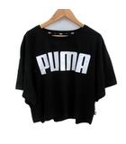 Tシャツ カットソー 半袖 ロゴプリント L 黒 ブラック /SM15