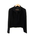 ジバンシィ GIVENCHY HI FORMAL ブラックフォーマル 喪服 ジャケット ミドル丈 8 M 黒 ブラック /SY27