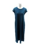 プラステ PLST ワンピース ロング丈 ノースリーブ ラウンドネック S ブルーグリーン /SM32