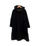 イクコ IKUKO ワンピース ミモレ丈 長袖 刺繍 裏起毛 2 紺 ネイビー /SM32