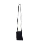 アメリヴィンテージ Ameri VINTAGE サコッシュ ショルダーバッグ レザータッチ ロゴプリント 黒 ブラック /NT2