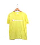 チャンピオン CHAMPION Tシャツ カットソー 半袖 コットン ロゴ L イエロー 黄 /KT18