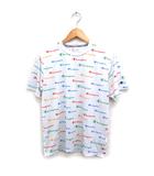 チャンピオン CHAMPION ロゴプリント Tシャツ カットソー 半袖 丸首 ドライ L ホワイト 白 /FT43