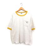 フリークスストア FREAKS STORE タウンクラフト TOWNCRAFT THE FOX COLLECTION Tシャツ 半袖 丸首 コットン 綿 L ベージュ /FT44