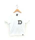 ダブルスタンダードクロージングヒム D/him. Tシャツ カットソー ボートネック スパンコール 半袖 46 アイボリー /TT