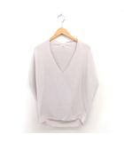 イエナ IENA ベスト ニット Vネック プルオーバー ゆったり ライトベージュ 薄茶 /TT10