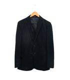  ガレージ Garage テーラードジャケット ブレザー 背抜き シンプル ブラック 黒 /KT41