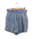 ダブルスタンダードクロージング ダブスタ DOUBLE STANDARD CLOTHING タック ショート パンツ ゴム F ブルー 青 /FT8