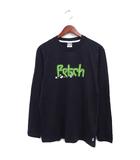 ナイキ NIKE 国内正規品 プリント Tシャツ  長袖 丸首 綿 テニス M ブラック 黒 /FT42