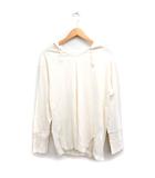 ピルグリムサーフ+サプライ Pilgrim Surf+Supply プルオーバー パーカー フーデッド Tシャツ 長袖 無地 S アイボリー 白 /FT39