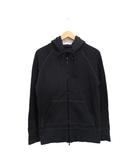 エストネーション ESTNATION ジップアップ パーカー フード コットン シンプル 2 チャコールグレー /KT17