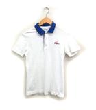 ラコステ LACOSTE 国内正規品 ポロシャツ 半袖 ユニオンジャック ロゴ 鹿の子 コットン 綿 2 ホワイト 白 /FT30