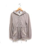  フェアリーシェード FAIRY SHADEスウェット パーカー スタッズ装飾 ドローストリング 2 モカ /FT14