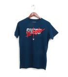 ゲス GUESS タグ付き ロゴプリント Tシャツ カットソー 半袖 丸首 コットン 綿 S グリーン系 /FT48
