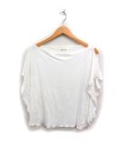 ビューティフルピープル beautiful people ドルマンスリーブ ニット セーター スラッシュドネック 無地 38 オフホワイト 白 /FT6