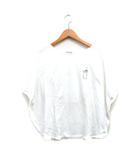 カットソー Tシャツ 半袖 ワンポイント コットン 40 ホワイト 白 /KT29