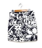 ポロゴルフ ラルフローレン POLO GOLF RALPH LAUREN 国内正規品 花柄 台形スカート ミニ ゴルフウエア XS ブラック 黒 /FT29