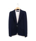 ザラウーマン ZARA WOMAN テーラードジャケット 1ボタン 無地 L ネイビー 紺 /FT45