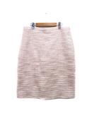 ジェイクルー J.CREW タイトスカート ロング ツイード ラメ 12 オレンジ 橙色 /KT20