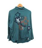 センソユニコ Senso unico キューブキューブ Cube-Cube カットソー Tシャツ 七分袖 タートルネック 38 グリーン 緑 /KT10