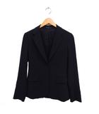 セオリー Theory テーラードジャケット シングル 無地 シンプル ウール混 0 ブラック 黒 /FT31