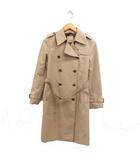 ワークフォーホリデイユナイテッドアローズ WORK FOR HOLIDAY UNITED ARROWS トレンチコート アウター ロング 無地 コットン 綿 36 ベージュ /FT28