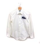 ラルフローレン RALPH LAUREN 国内正規品 ビッグポニー シャツ 長袖 コットン 綿 スリム 7 ホワイト 白 /FT29