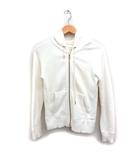 マカフィー MACPHEE トゥモローランド スウェット ジップアップ パーカー 無地 コットン 綿 S ホワイト 白 /FT20