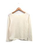 イエナ IENA カットソー Tシャツ 長袖 ボートネック ウール シンプル アイボリー 白 /KT15