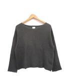 アーバンリサーチ ドアーズ URBAN RESEARCH DOORS リブ カットソー Tシャツ 長袖 コットン ワンサイズ チャコールグレー /KT20