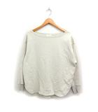 B&Y ユナイテッドアローズ BEAUTY&YOUTH ビューティー&ユース ボートネック カットソー Tシャツ 長袖 無地 コットン 綿 ナチュラル /FT20