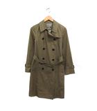 ユナイテッドアローズ A DAY IN THE LIFE UNITED ARROWS トレンチコート アウター ロング 無地 コットン 綿 38 カーキ /FT38