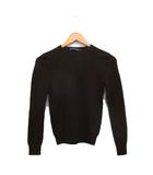 ラルフローレン RALPH LAUREN 国内正規品 ニット セーター 長袖 肘パッド ウール シンプル M ブラウン 茶 /KT25