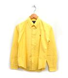 ラルフローレン RALPH LAUREN 国内正規品 ボタンダウン シャツ カジュアル ポニー ラウンドヘム コットン 綿 長袖 11 黄 イエロー /NT24