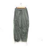 カスタネ Kastane カーゴパンツ ストレート ドローストリング コットン 綿 F カーキ /NT31