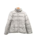 ダウンジャケット シンプル 40 ライトグレー 灰 /KT28