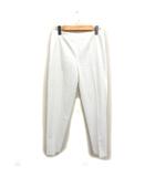 マックスマーラ MAX MARA テーパード パンツ センタープレス 無地 コットン 綿 38 ホワイト 白 /FT36