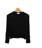 オペークドットクリップ OPAQUE.CLIP リブ ニット セーター 長袖 シンプル M ブラック 黒 /KT6