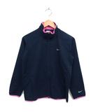 ナイキ NIKE 国内正規品 スポーツウェア ジャンパー ロゴ刺繍 ハイネック ラグランスリーブ ジップアップ S 紺 ネイビー /NT27