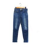 サムシング something NEOJEAN デニム ジーンズ スキニー スリム ウオッシュ加工 23 ブルー 青 /FT28