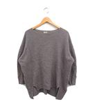 イエナ IENA ウール ニット セーター 長袖 無地 グレー 灰 /FT15