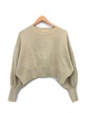 ココディール COCO DEAL ニット セーター 長袖 コットン シンプル 2 ベージュ /KT2